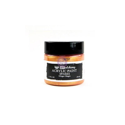 Paints | Metallic Paint | ART ALCHEMY | SPARKS | GINGER MAGIC | 1.7 fl.oz (50ml) - Vintage Attic Sevenoaks