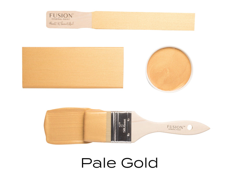 Pale Gold | Metallic Paint | 37ml, 250ml - Vintage Attic Sevenoaks