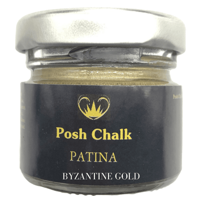 Posh Chalk Paint | Patina Metallic Shading Wax - BYZANTINE GOLD - Vintage Attic Sevenoaks