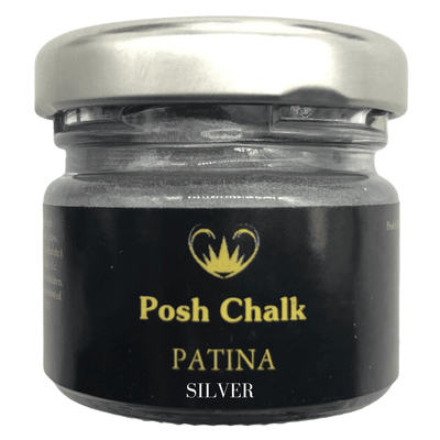 Posh Chalk Paint | Patina Metallic Shading Wax - SILVER - Vintage Attic Sevenoaks