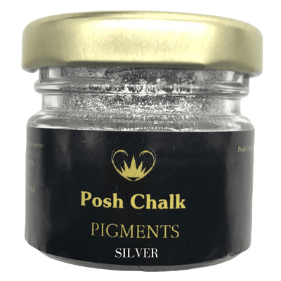 Posh Chalk Paint Pigment Powders - SILVER - Vintage Attic Sevenoaks