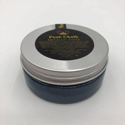 Posh Chalk Paint Smooth Metallic Pastes - PRUSSIAN BLUE - Vintage Attic Sevenoaks