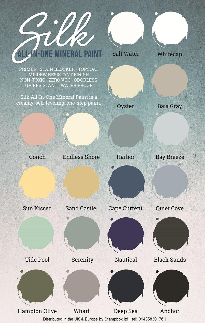 Quiet Cove | Blue | All in One Silk Mineral Paint | Dixie Belle Paint | 118ml, 473ml - Vintage Attic Sevenoaks