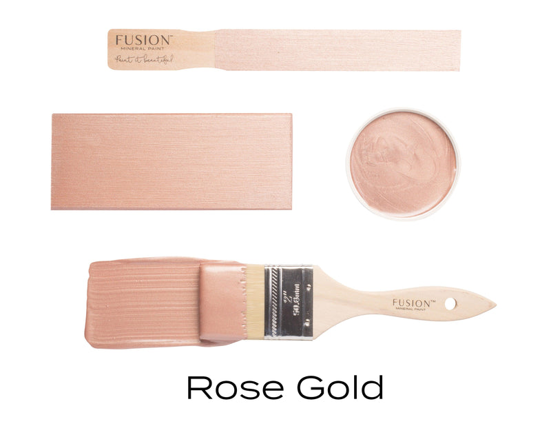 Rose Gold | Metallic Paint | 37ml, 250ml - Vintage Attic Sevenoaks