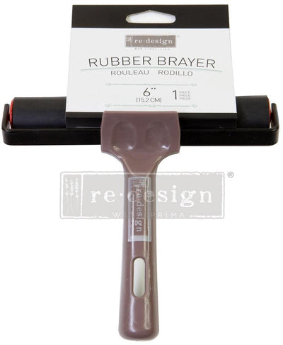 Rubber Brayer | Redesign with Prima | 6" width - Vintage Attic Sevenoaks