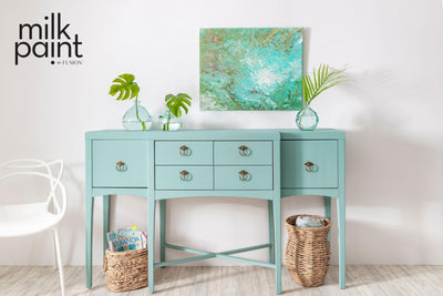 Sea Glass - MILK PAINT by Fusion™ Blue Green Aqua - Vintage Attic Sevenoaks