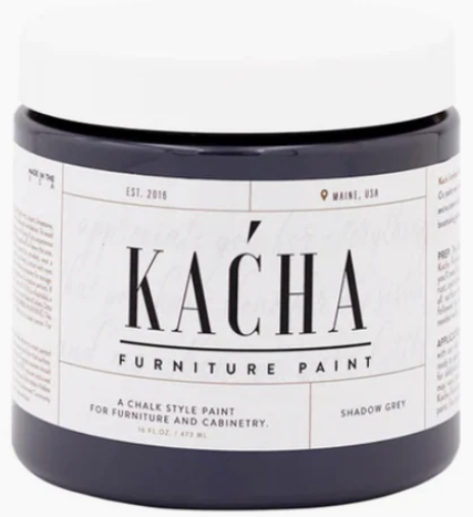 SHADOW GREY&nbsp;
Chalk Style Furniture Paint

Shadow Grey is a sophisticated water-based chalk-style paint that transforms furniture and cabinetry with its deep charcoal tone and cool undertones. This versatile colour bridges contemporary and traditional aesthetics, delivering a refined finish that evokes both elegance and tranquillity.

Available&nbsp;in the following sizes:&nbsp;

4oz / 118ml

8oz / 236ml

16oz / 473ml