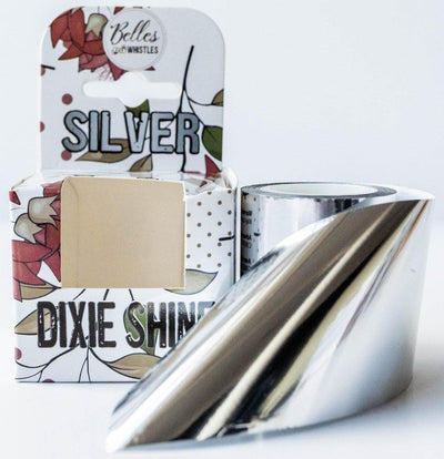 Silver Foil | Dixie Shine | 1 x Roll 2" x 100' (5cm x 30m) - Vintage Attic Sevenoaks