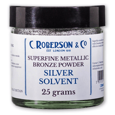Silver | Fine Metallic Powder | Roberson | Gilding | 25g pot - Vintage Attic Sevenoaks