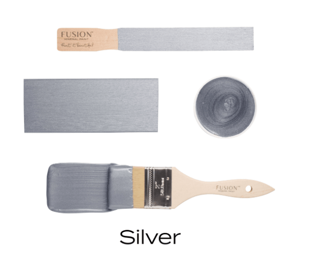 Silver | Metallic Paint | 37ml, 250ml - Vintage Attic Sevenoaks