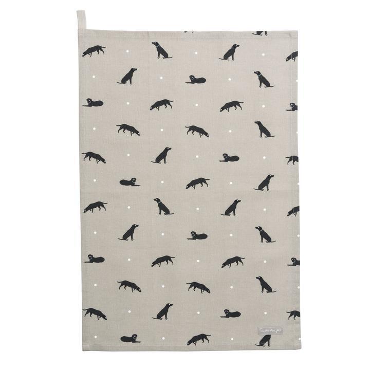 Sophie Allport - Tea Towel - Labrador - Vintage Attic Sevenoaks