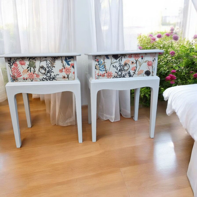 Stag Minstrel Pair of Bedside Tables