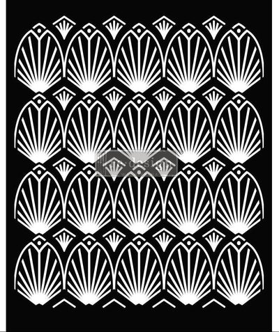 Stencils | Re-Design Prima | Decor Stencils | Art Deco | 1 Sheet / 20" x 16" - Vintage Attic Sevenoaks
