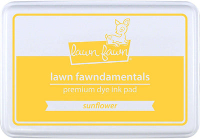Sunflower - Yellow Colour Ink Pad Lawn Fawn Permanent Ink - Vintage Attic Sevenoaks