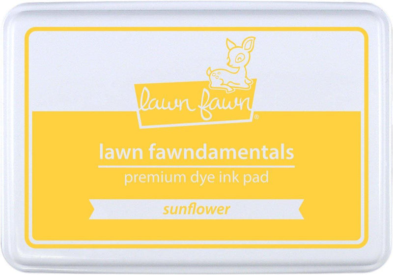 Sunflower - Yellow Colour Ink Pad Lawn Fawn Permanent Ink - Vintage Attic Sevenoaks