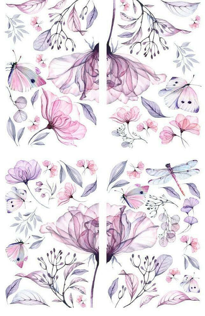 'Translucent Garden' | Decor Transfers | Large Transfer | 24" x 38" - Vintage Attic Sevenoaks