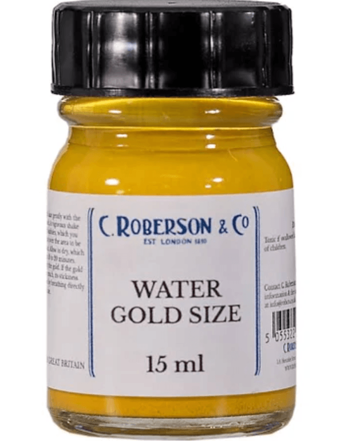 Water Gold Size | Gilding | Roberson | 15ml bottle - Vintage Attic Sevenoaks