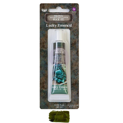 Wax | Antique Brilliance Wax | Prima | Finnabair Art Alchemy | LUCKY EMERALD | 20ml - Vintage Attic Sevenoaks