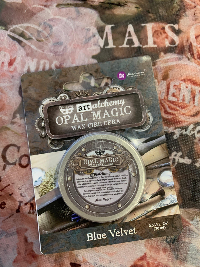 Wax | Opal Magic Wax | Prima Art Alchemy | BLUE VELVET | 20ml - Vintage Attic Sevenoaks