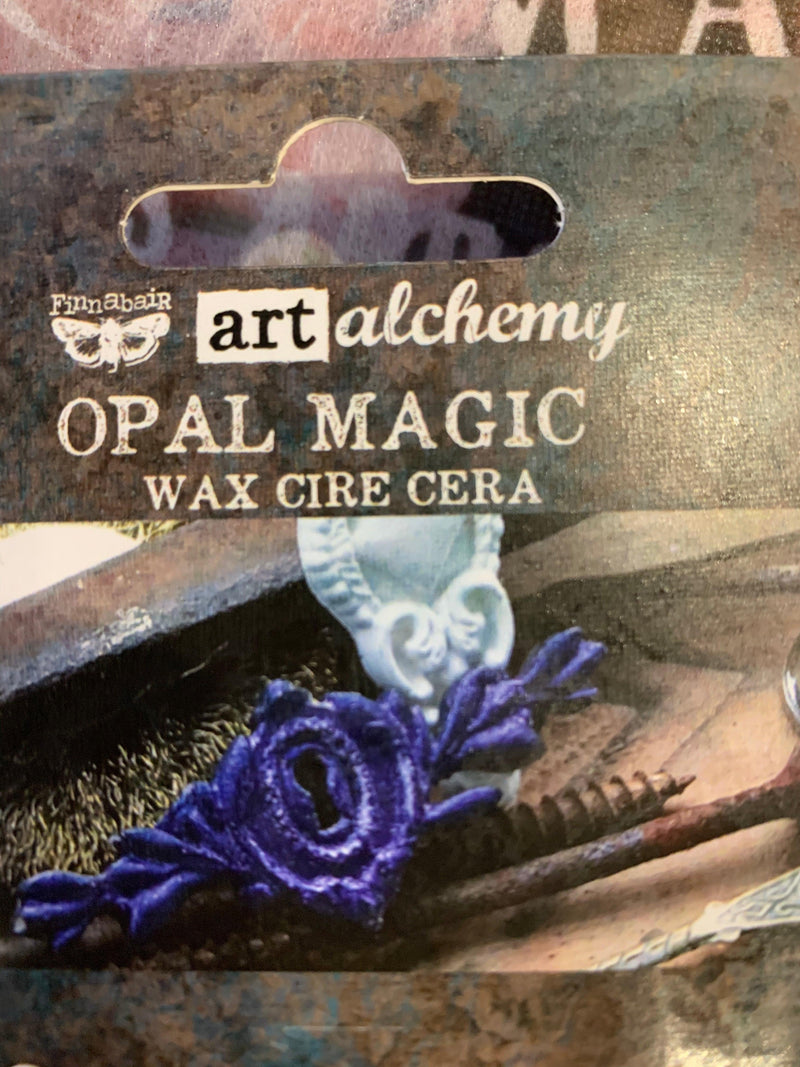 Wax | Opal Magic Wax | Prima Art Alchemy | BLUE VELVET | 20ml - Vintage Attic Sevenoaks
