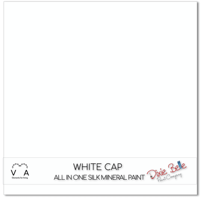 Whitecap | Brightest White | All in One Silk Mineral Paint | Dixie Belle Paint | 118ml, 473ml, 946ml - Vintage Attic Sevenoaks