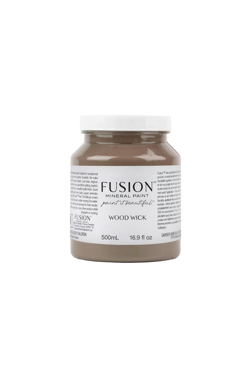 Wood Wick | Mid Brown | Fusion Mineral Paint | 37ml & 500ml - Vintage Attic Sevenoaks