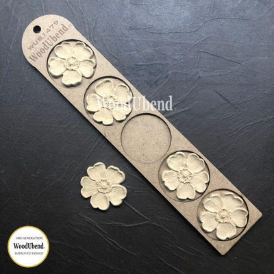 WoodUbend | Pack of Five Flowers | 1479 - Vintage Attic Sevenoaks